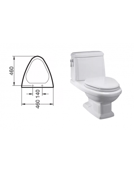 Tapa WC IDEAL STANDARD HERITAGE Fabricada A Medida BLANCO