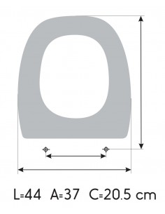 Tapa WC BELLAVISTA ITALICA Fabricada A Medida Caida Amortiguada BLANCO 2