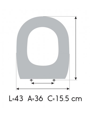 IDEAL STANDARD VERDI Soft Close Toilet Seat ETOOS