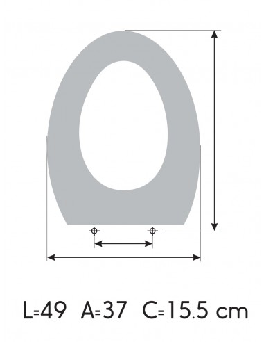 Tapa WC GALA ESPACIO Fabricada A Medida MEDIDAS