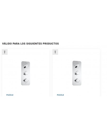 Recambio original Cartucho Termostático RT10 A525028003 ROCA