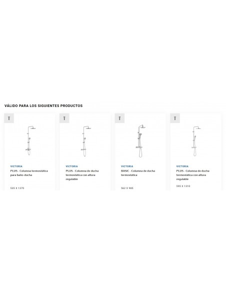 Reposição original Cartucho Termostático RT12 + Porca A525015803 ROCA