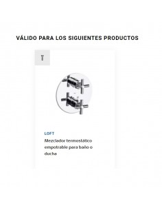 Tête A505120700 ROCA Pour Robinet LOFT-T 2