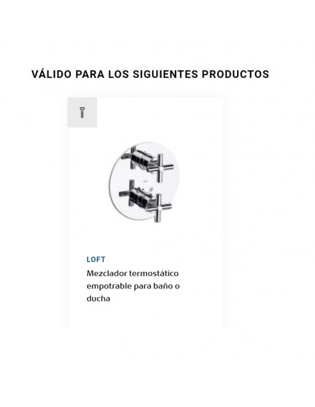 Pièce de rechange d'origine Tête A505120700 ROCA Pour Robinet LOFT-T