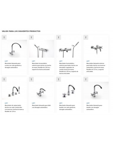Peça de reposição original Kit 2U Castelos Cerâmica A525092709 ROCA
