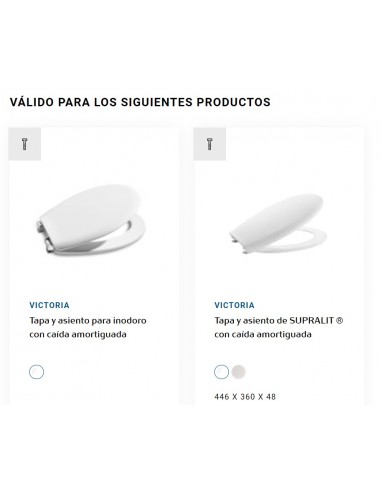Cuscino di fissaggio del kit originale Cuscino autunno Victoria 2018 ROCA