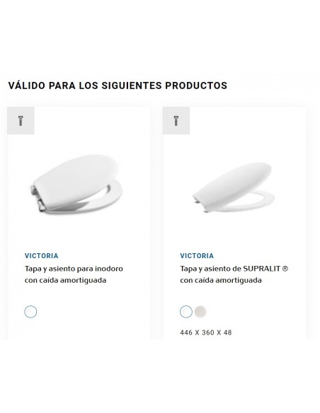 Cuscino di fissaggio del kit originale Cuscino autunno Victoria 2018 ROCA