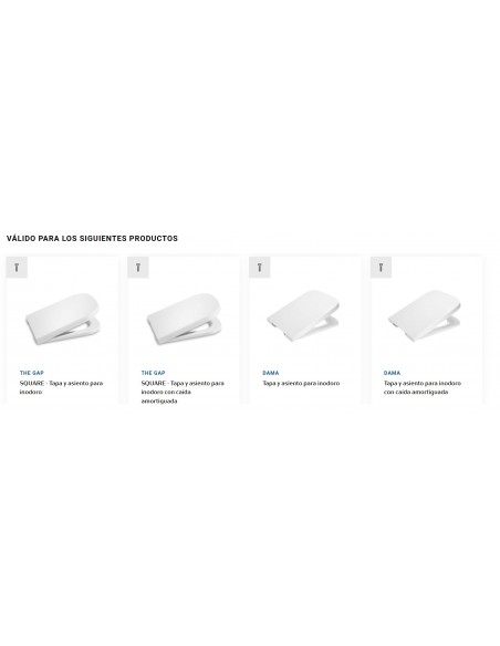 Juego Original Fijación Bisagra De Caída Amortiguada Inodoro ROCA