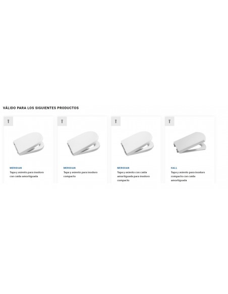 Juego Original Fijación Bisagra De Caída Amortiguada Inodoro ROCA