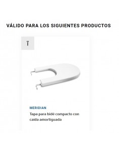 Kit Bisagra Tapa Bide C.R. Meridian-N 2