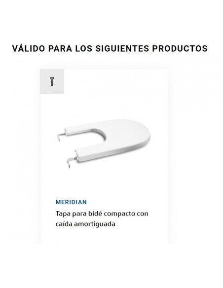 Juego Original Bisagra Caída Amortiguada Para Bidet MERIDIAN-N ROCA Juego Original Bisagra Caída Amortiguada Para Bidet MERIDIAN-N ROCA