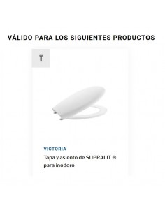 Juego Original Bisagra Acero Para Inodoro VICTORIA ROCA 2