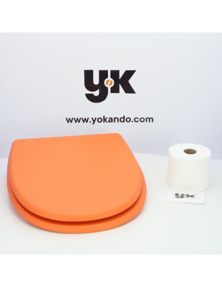 Tapa WC GALA BACARA Caída Amortiguada Fabricada A Medida  NARANJA Tapa WC GALA BACARA Caída Amortiguada Fabricada A Medida  NARANJA