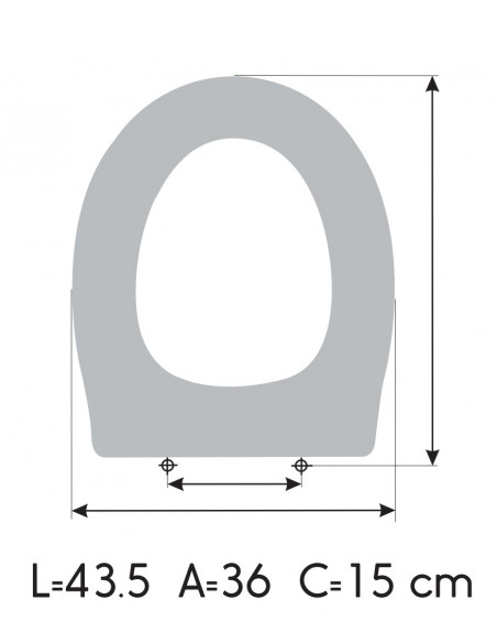 IDEAL STANDARD SAN REMO Soft Close Toilet Seat ETOOS
