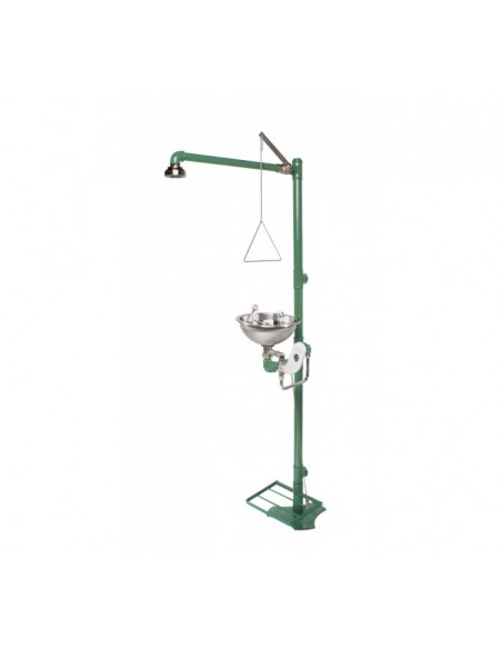 Chuveiro e lava-olhos com controle triplo GENWEC