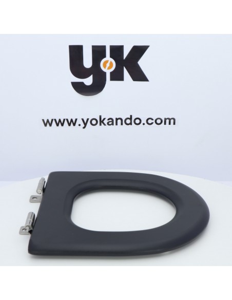 Tapa WC VALADARES Infantil Modelo JUNIOR-VALADARES Solo Aro Fabricada A Medida NEGRO MATE