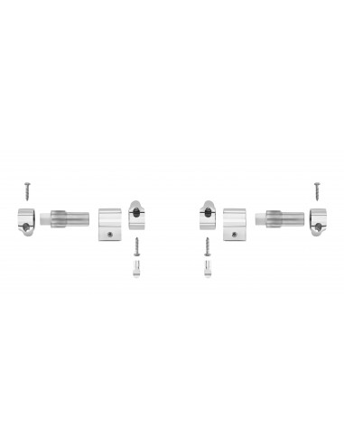 Set originale di cerniere a caduta imbottite per coperchio WC ROCA