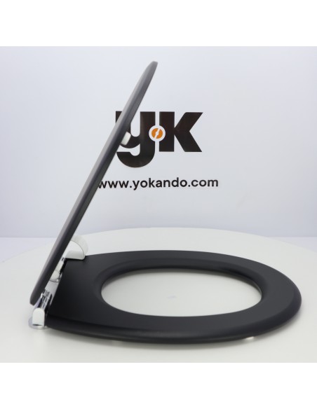 Tapa WC ROCA VICTORIA Caída Amortiguada Fabricada A Medida NEGRO MATE