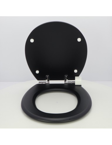 Tapa WC ROCA VICTORIA Caída Amortiguada Fabricada A Medida NEGRO MATE