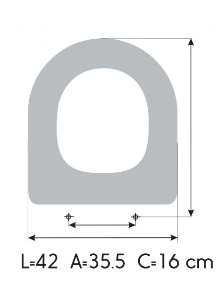 Tapa WC IDEAL STANDARD ESEDRA Fabricada A Medida MEDIDAS