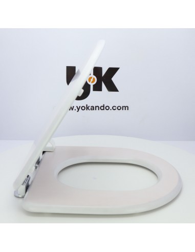 Tapa WC JACOB DELAFON IRIS Caída Amortiguada Fabricada A Medida BLANCO RÚSTICO