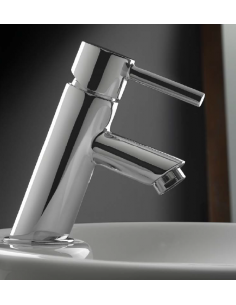 Grifo Monomando De Lavabo Inclinado Válvula Desagüe Automático ALPLUS 2