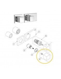 Roue de secours 29906020 pour robinets BLOCK SYSTEM TRES