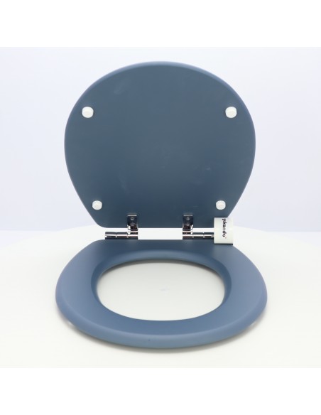 Tapa WC Universal RESIWOOD Modelo TANGO Caída Amortiguada AZUL CREPÚSCULO Tapa WC Universal RESIWOOD Modelo TANGO Caída Amortiguada AZUL CREPÚSCULO