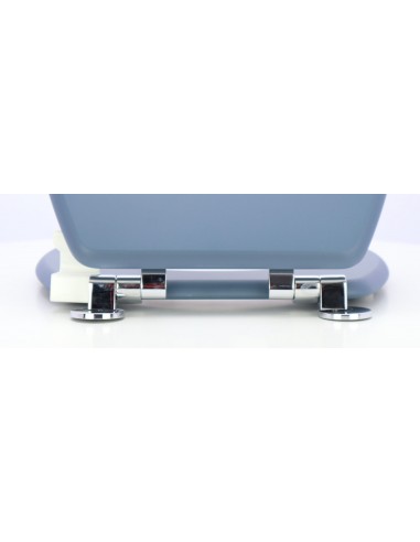 Tapa WC Universal RESIWOOD Modelo TANGO Caída Amortiguada AZUL CREPÚSCULO