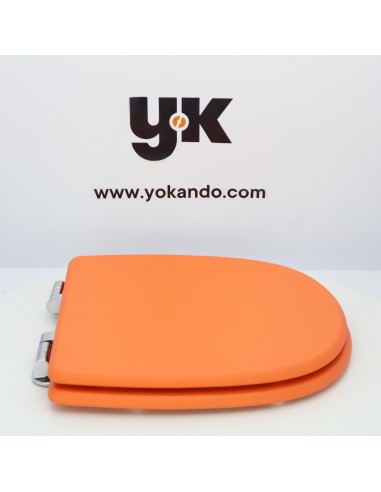 Tapa WC PORSAN EUROPA Caída Amortiguada Fabricada A Medida NARANJA