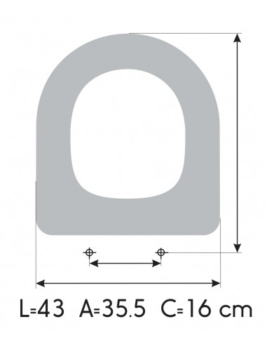 Toilet Seat ROCA MERIDIAN made to measure