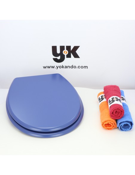 Tapa WC VILLEROY BOCH GRAN GRACIA Caída Amortiguada Fabricada A Medida AZUL ELÉCTRICO