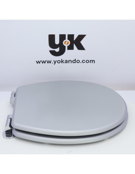 Tapa WC VILLEROY BOCH GRAN GRACIA Caída Amortiguada Fabricada A Medida PLATA