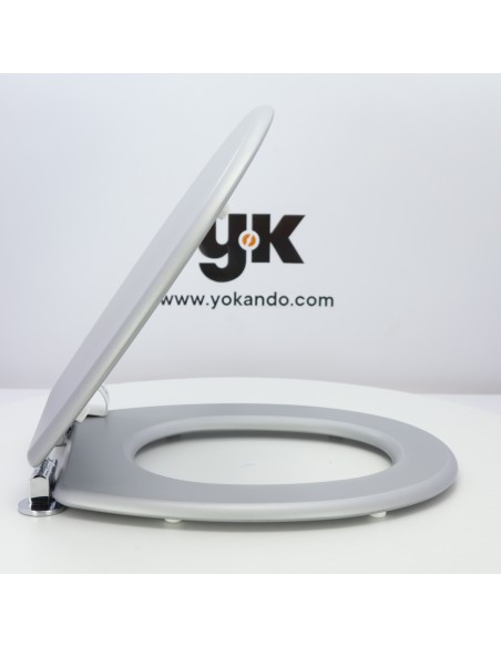 Tapa WC VILLEROY BOCH GRAN GRACIA Caída Amortiguada Fabricada A Medida PLATA