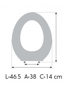 Abattant WC ROCA CARMEN (PRÉCÉDENT) avec Frein De Chute ETOOS 2