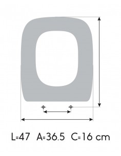BELLAVISTA ALMINA Soft Close Toilet Seat ETOOS 2