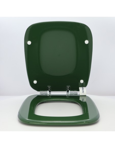 Tapa WC BELLAVISTA ALMINA Caída Amortiguada Fabricada A Medida VERDE COBRE Tapa WC BELLAVISTA ALMINA Caída Amortiguada Fabricada A Medida VERDE COBRE