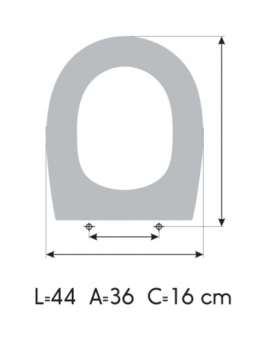 DURAVIT DUNE Soft Close Toilet Seat ETOOS