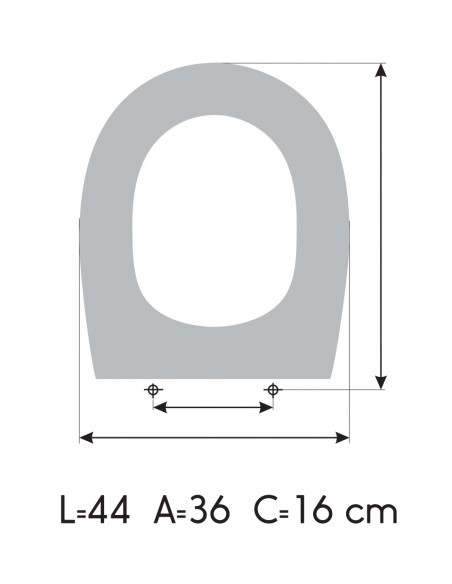 DURAVIT DUNE Soft Close Toilet Seat ETOOS