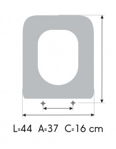 Tapa WC ROCA ELEMENT Caída Amortiguada Fabricada A Medida BLANCO 2