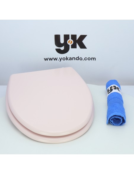 Tapa WC GALA ELIA Caída Amortiguada Fabricada A Medida ROSA SUSPIRO
