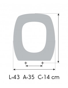 ROCA ESTUDIO Soft Close Toilet Seat ETOOS 2