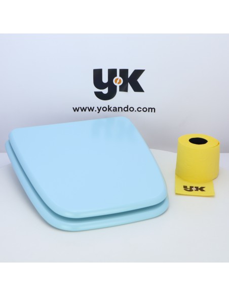 Tapa WC ROCA GONDOLA Caída Amortiguada Fabricada A Medida AZUL FORMENTOR