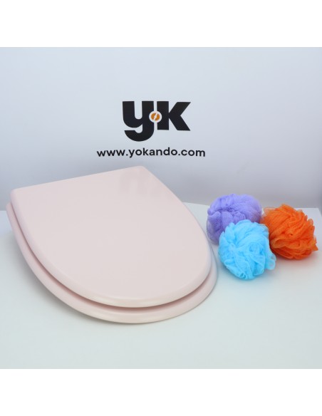 Tapa WC PORCHER VENETO Caída Amortiguada Fabricada A Medida ROSA SUSPIRO