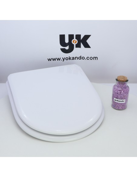 Tapa WC DURAVIT DARLING RECTO Caida Amortiguada Fabricada A Medida BLANCO