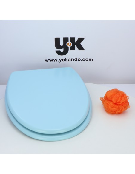 Tapa WC ROCA LORENTINA Caída Amortiguada Fabricada A Medida AZUL FORMENTOR