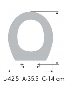 ROCA LUCERNA Soft Close Toilet Seat ETOOS 2