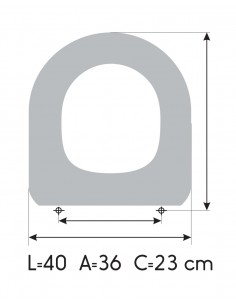 ROCA MERIDIAN COMPACT Soft Close Toilet Seat ETOOS 2