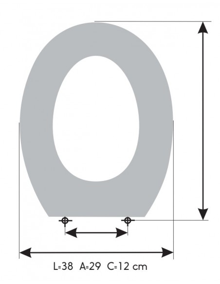 Child Toilet Seat IDEAL STANDARD made to measure (COVER + RING)