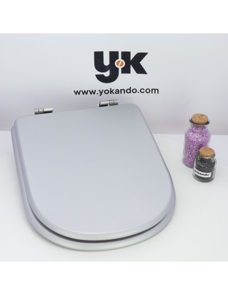 Tapa WC SELLES YOKO 90 Fabricada A Medida PLATA